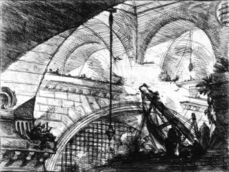 Tallrik från serien "Prisons of Invention", 1761